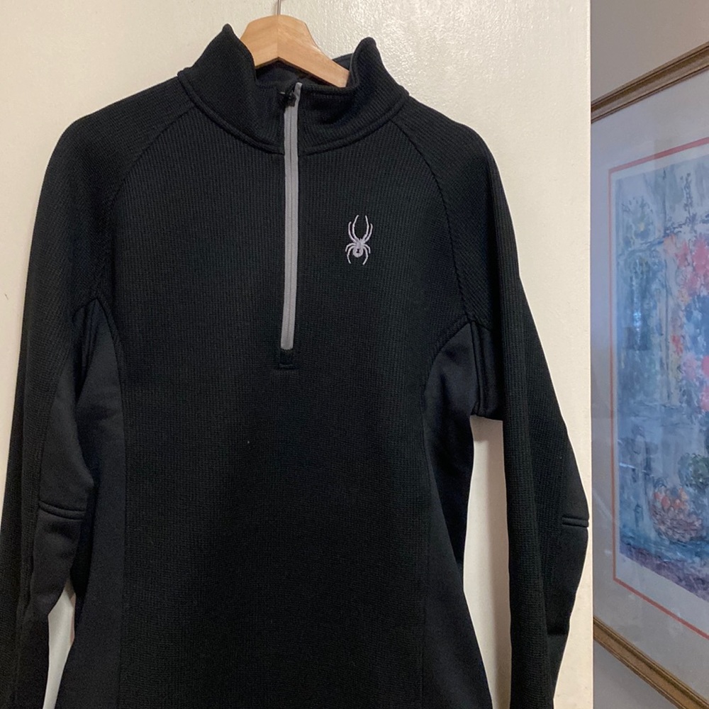 SPYDER Half Zip Sweater Black. XL/EXG